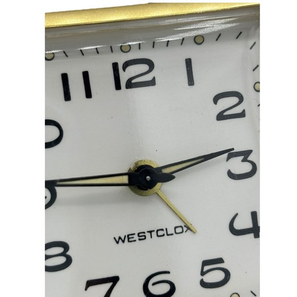 Vintage Westcox Travel Clock Travel Alarm Clock Plastic Case Tested - Picture 2 of 16